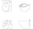Унитаз подвесной Aquanet EcoVortex Tornado с сиденьем (Soft Close-SLIMSEAT) 505х360мм (348039) 00348039 3