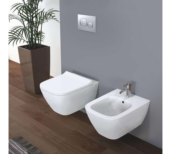 Подвесной безободковый унитаз Geberit Rimfree глубина 54 см 500.208.01.1 00000068883