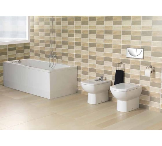 Напольное биде GALA SMART 56х35 см с крепежом 25360 (72586) 00000028884