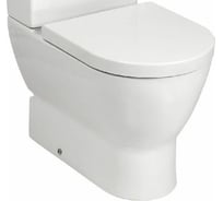 Пристенный унитаз под бачок GALA EMMA 60х36 см с крепежом 30160 (73082) 00000034584