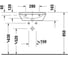 Раковина Duravit D-NEO 550x440 мм., 1 отверстие под смеситель, с переливом 2366550000 00000090441 2