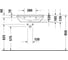 Раковина Duravit D-NEO 650x440 мм., 1 отверстие под смеситель, с переливом 2366650000 00000090444 2