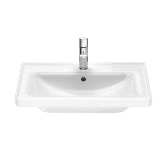 Раковина Duravit D-NEO 650x480 мм., 1 отверстие под смеситель, с переливом 2367650000 00000090445