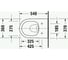 Подвесной унитаз Duravit D-NEO Rimless 370x540 мм 2578090000 00000090430 3