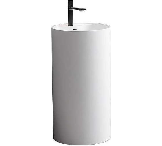 Отдельностоящая напольная раковина UNI-FLOW CILINDRO белый глянцевый FS503-450 Gloss White 1