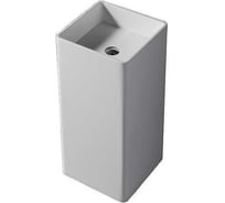 Отдельностоящая напольная раковина UNI-FLOW KUBE белый глянцевый FS502-400 Gloss White