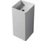 Отдельностоящая напольная раковина UNI-FLOW KUBE белый глянцевый FS502-400 Gloss White 1