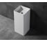 Отдельностоящая напольная раковина UNI-FLOW KUBE белый глянцевый FS502-400 Gloss White 2