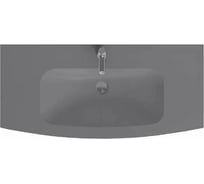 Стеклянная раковина Jacob Delafon Nona матовый серый, 100 см, EB1885RU-DE4 00000091013