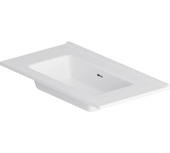 Раковина мебельная керамическая AM.PM Sense 80 см встроенная цвет белый глянец M7BWCC0802WG 1