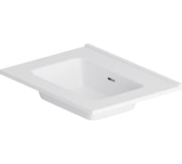 Раковина мебельная керамическая AM.PM Sense 60 см встроенная цвет белый глянец M7BWCC0602WG