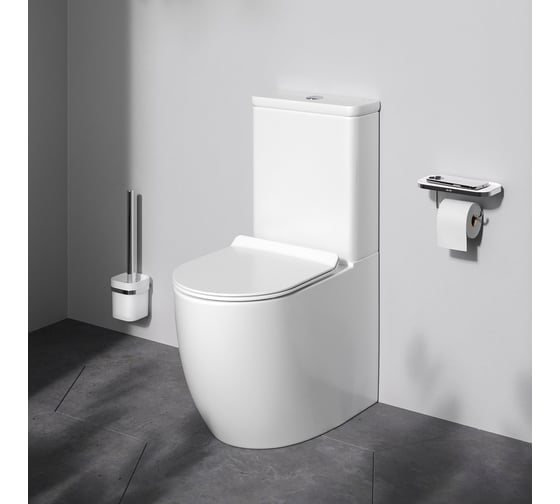 Унитаз-компакт с сиденьем микролифт AM.PM Like Aquaspin C808600SC 1