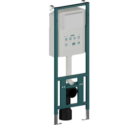 Инсталляция для подвесного унитаза Knotlor бирюзовый ISWC401FG 1