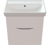 Подвесная тумба Orange TOPLINE Marseille с раковиной, белая TPMS60+RA