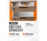 Тумба Mebelvann ARCADIA 60 с раковиной бежевая, 2 ящика ARC10602200501A 4