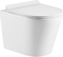 Подвесной безободковый унитаз Azario Vento 48х37х36 см AZ-2001