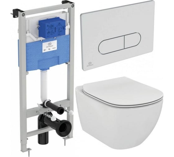 Пневматический промо-набор Ideal Standard ProSys + TESI Rimless 4 в 1 PR386801
