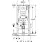 Подвесной унитаз Geberit Acanto с сиденьем микролифт + инсталляция Sigma 500.301.KJ.A 3