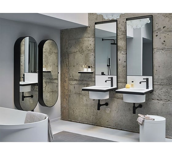 Раковина CIELO Elle Tonda с 1 отверстием под смеситель, цвет Gloss White ELLAT