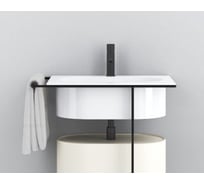 Раковина CIELO ELLE OVALE c 1 отверстием под смеситель, цвет Gloss White EKLAO