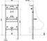 Инсталляция для подвесного писсуара IBERICA BLANCA Urinario IB.004UR 3