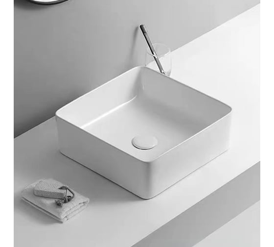 Раковина накладная RGW GS-04 370x370x135 Белый 80121004-01 1