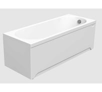 Акриловая ванна Радомир Виктория 180х70, фронтальная панель, каркас (разборный), слив-перелив автомат с сеточкой (хром, с сифоном) 2-89-2-0-1-243Р