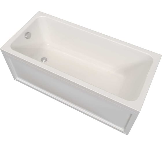 Акриловая ванна Радомир Дижон 150х70, фронтальная панель, каркас (разборный), слив-перелив автомат с сеточкой (хром, с сифоном) 2-89-2-0-1-262Р 1