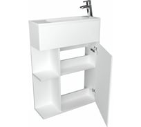 Тумба с раковиной 1Marka Stretto 60П 1д. Белый глянец У94717