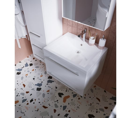 Раковина 1Marka "Нота New Polytitan 58" Ц0000004832