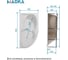Ванна акриловая 1Marka ДИАНА/DIANA 1700х900 R МГ асимметричная правая 01ди179р 5