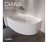 Ванна 1Marka "DIANA" 150x90, левая L 01ди1590л 3