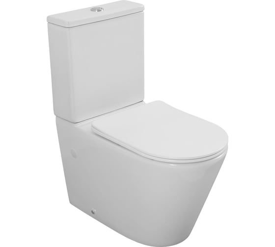 Чаша с сиденьем Aquanet Atago 3.0 C1 TORNADO (Soft Close-SLIMSEAT) для унитаза напольного (348002) 00348002 1