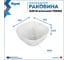 Раковина для ванной накладная Teymi Solli 41 artceramic цвет мрамор белый матовый T50382 ЦБ-00272526 8