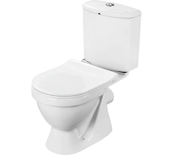 Унитаз-компакт SANTEK 1.WH50.1.835 АЛЬКОР rimless (безободковый) 2РА ДС SC (не является комплектом) 00000141785 1