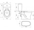 Унитаз-компакт Santek АЛЬКОР rimless (безободковый) 2РА ДС SC (не является комплектом) 1.WH50.1.835 00000141785 123-1428 1WH501835 3