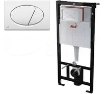 Инсталляция с белой кнопкой AlcaPlast AM101/1120-3:1 RU M70-0001 (VE-01) 272416