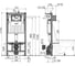 Инсталляция с белой кнопкой AlcaPlast AM101/1120-3:1 RU M70-0001 (VE-01) 272416 3