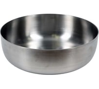 Раковина MELANA 400 Lake Profline сатин, накладная, круглая 400, сифон, донный клапан 400 сатин