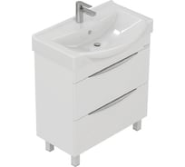 Тумба с раковиной Onika Навиа 80 напольная, белая (ум. Беверли 80) 108068