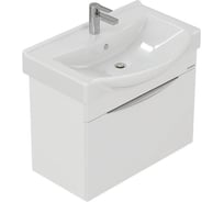 Тумба с раковиной Onika Навиа 65 подвесная, белая (ум. Беверли 65) 106550
