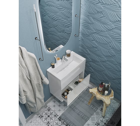 Тумба с раковиной Marka One Bumble 50П 1я У88748