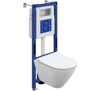 Комплект Cersanit CITY SMART DPL EO slim инсталляция AQUA 40 SMART M LP 69323