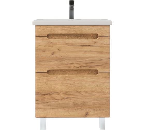 Тумба Ruvann Акви Голд Крафт 50 (R) напольная комплект (Комо) (Дива) в разборе Т.AQVI-GK.П-50Н-KIT-COM 1