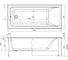 Ванна Aquanet AURA 175x70 см, каркас в комплекте 149 (362713) 00362713 6