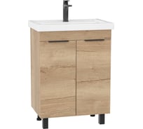 Тумба с раковиной Onika Легран 50 напольная, дуб галифакс (ум. Фостер 50/Como 50) 105040