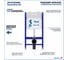 Инсталляция с унитазом комплект Teymi 5 в 1 унитаз подвесной безободковый Lina Media кнопка белая F00609 ЦБ-00285756 4