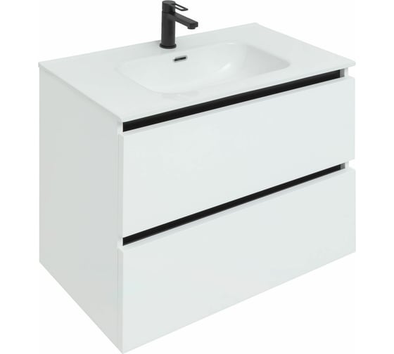 Раковина-столешница Aquanet Flat 80 00254364