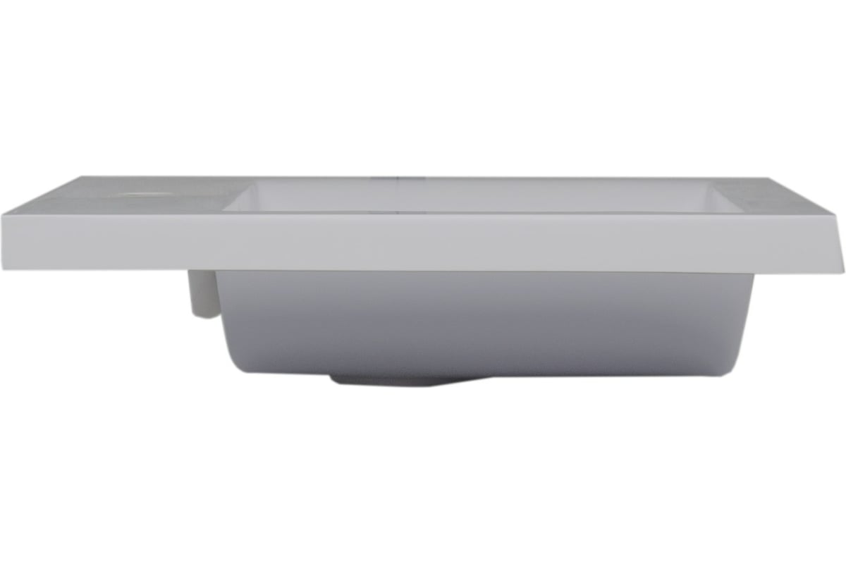 Раковина-столешница Aquanet Корвет Лаконика R-65 см белая 00141667 ...