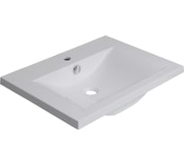 Раковина-столешница Aquanet Корвет Лаконика R-65 см белая 00141667